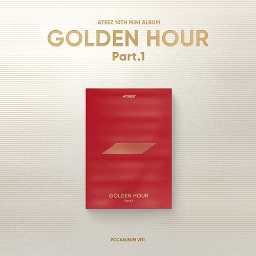 [Preorder] ATEEZ 10th Mini Album 'GOLDEN HOUR: PART 1' (Poca Album ver)