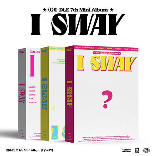 [Preorder] (G)I-DLE 7th Mini Album 'I Sway' (Random) (with P.O.B)