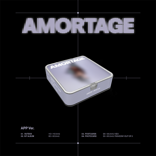 [Preorder] JISOO The First Mini Album 'AMORTAGE' (APP ver.)