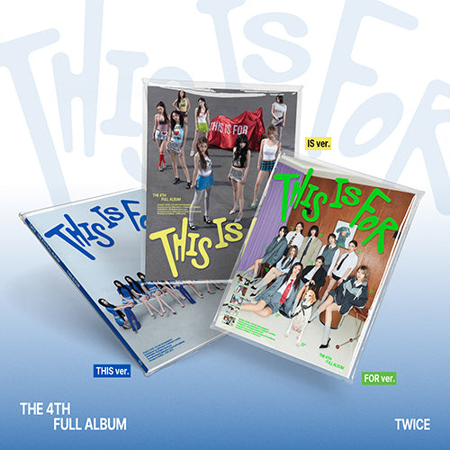 [Preorder] TWICE The 4th Full Album - 'THIS IS FOR' (Random) (+ Preorder Gift)