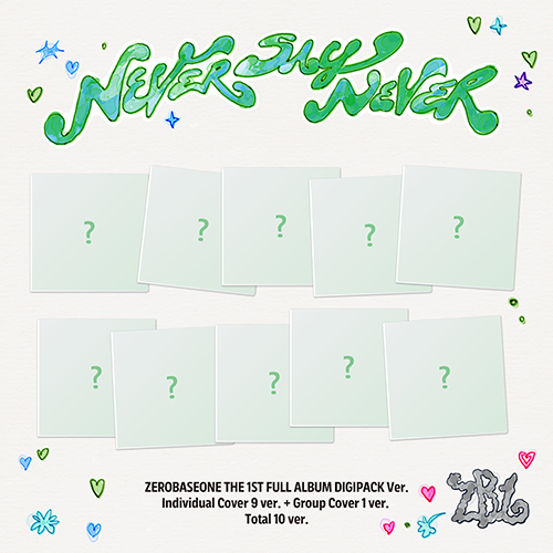 [Preorder] Zerobaseone 1st Full Album - NEVER SAY NEVER (Photobook ver - Random)