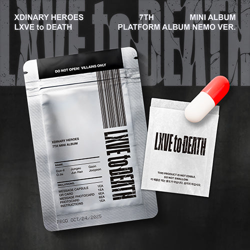 [Preorder] Xdinary Heroes 7th Mini Album - LXVE to DEATH (Platform Album)